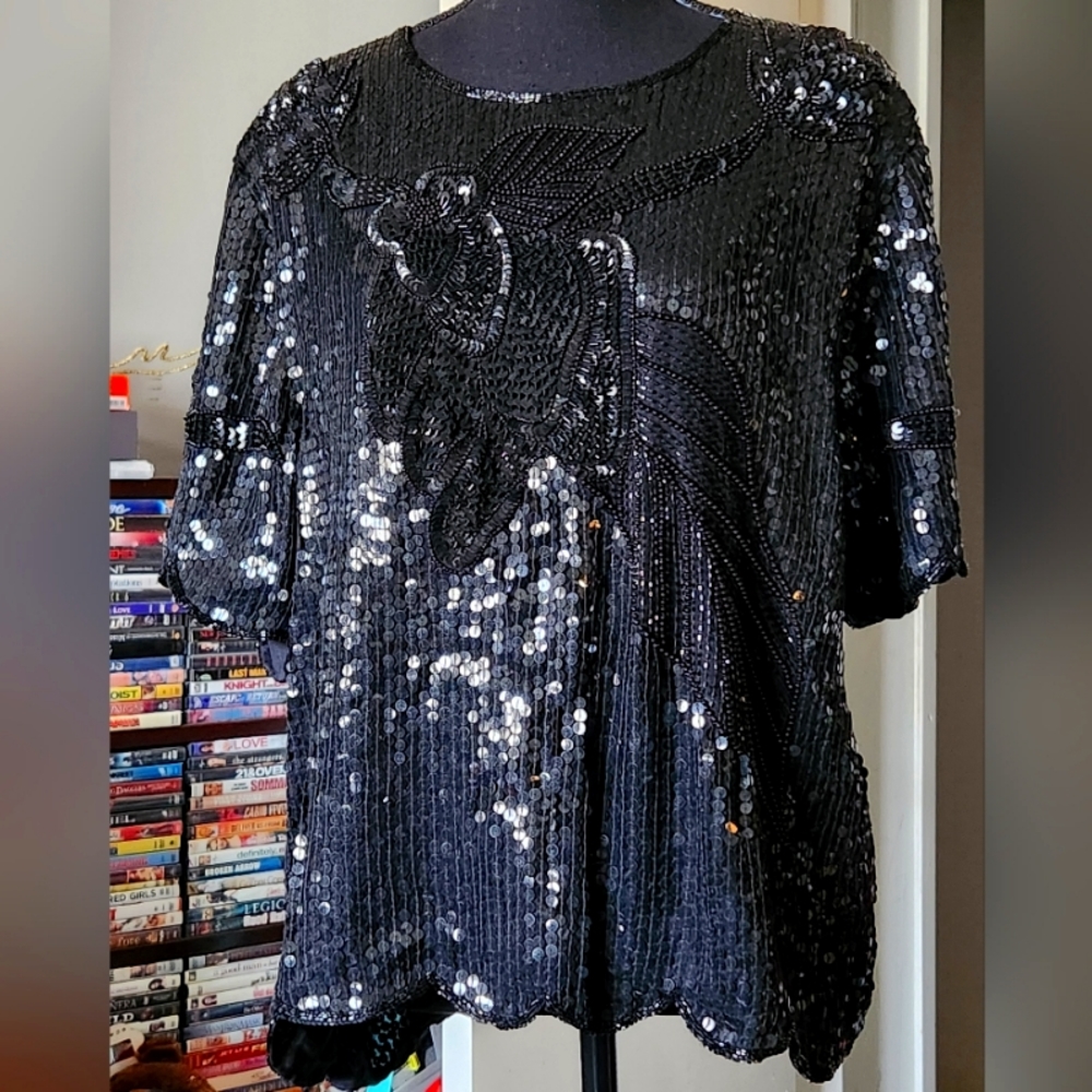 Sequin top